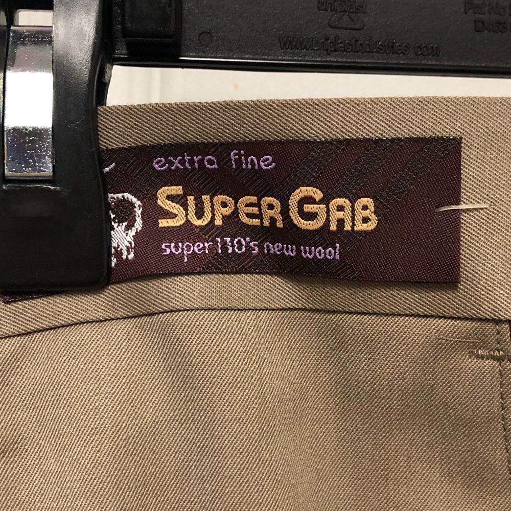 Cianni Cellini Extra Fine Super Gab Super 110’s new wool Dress Pants - Picture 3 of 16